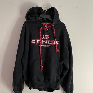 Black Hurricanes hockey hoodie